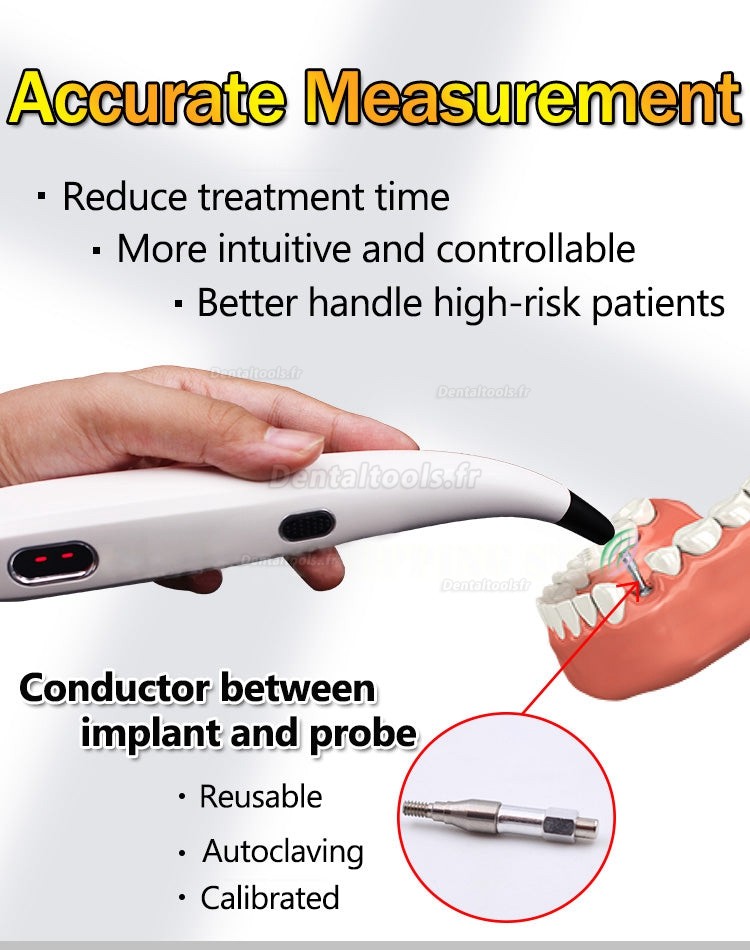 Moniteur de stabilité d'implant dentaire ISQ dispositif de test de stabilité d'implant